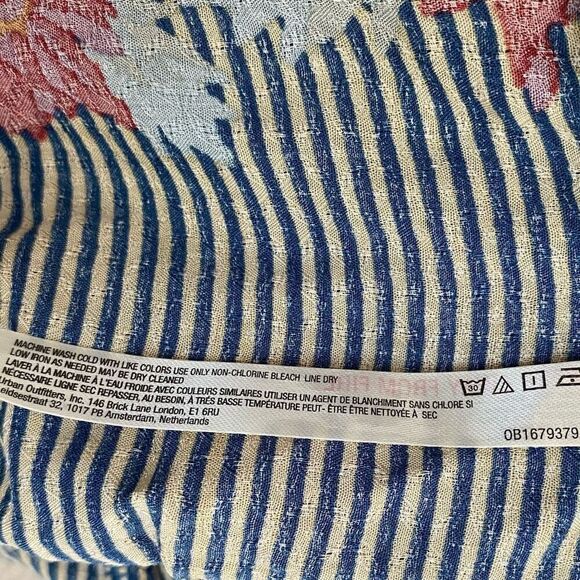 Free People Bali Wild Daisy Crisscross Back Ruffled Mini Dress NWT Size Small - Picture 7 of 8